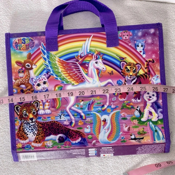 Vintage Lisa Frank  Tri Fold Portfolo With Handles - Picture 15 of 15